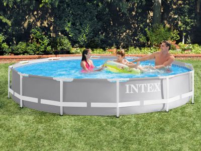 Лот: 15804670. Фото: 1. Каркасный бассейн INTEX + фильтр-насос... Бассейны, аксессуары и комплектующие
