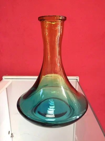Лот: 12311372. Фото: 1. Колба Craft Prisma желтый/голубой. Аксессуары и запчасти для кальянов