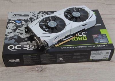 Лот: 14396809. Фото: 1. Asus 1060 gtx dual 3GB Новая. Видеокарты