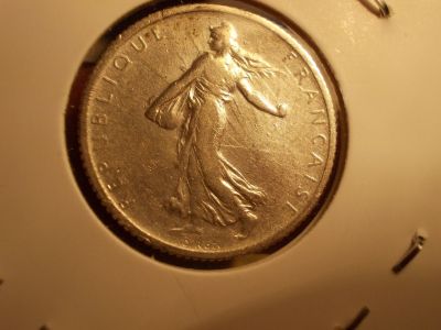 Лот: 15295929. Фото: 1. Нечастый отличный Франк-1899 года... Россия до 1917 года