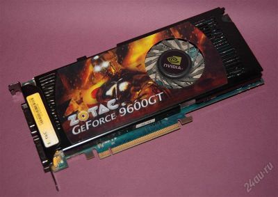 Лот: 2581142. Фото: 1. Видеокарта Zotac Ge Force 9600... Видеокарты