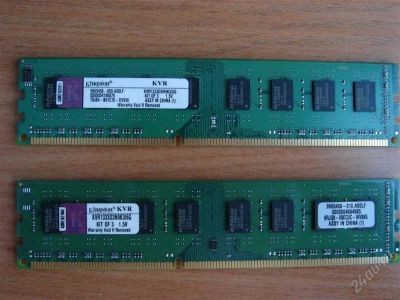 Лот: 899662. Фото: 1. Память DIMM DDR3 2048MBx2 PC10666... Оперативная память