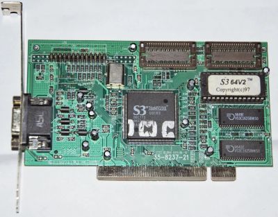 Лот: 7866017. Фото: 1. S3 Trio 1Мб Видеокарта PCI. Видеокарты