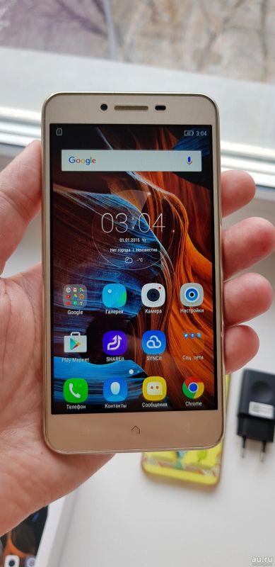 Лот: 13299980. Фото: 1. Lenovo k5 Vibe 16 gb Gold. Смартфоны