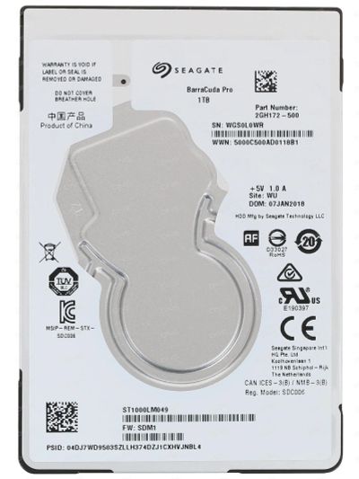 Лот: 16234178. Фото: 1. Жесткий диск Seagate Barracuda... Жёсткие диски (HDD)