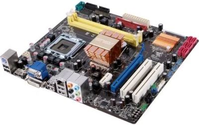 Лот: 5361359. Фото: 1. Asus P5QL-CM + intel E7400. Материнские платы
