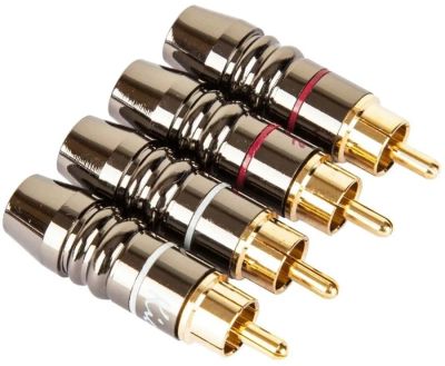 Лот: 17254193. Фото: 1. RCA коннектор KICX RCA-4M Комплект... Аксессуары для автозвука