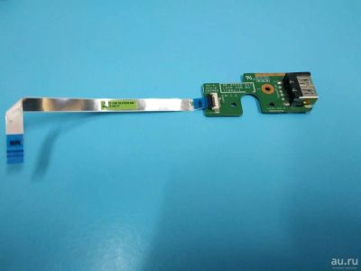 Лот: 16434539. Фото: 1. Б/У плата с разъемом USB на шлейфе... Платы расширения, контроллеры, доп. порты