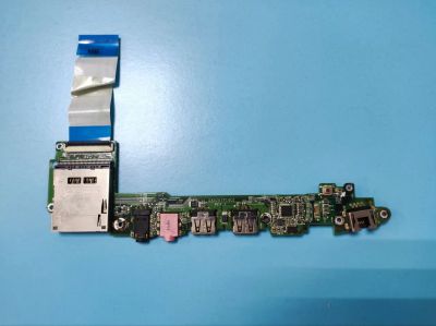 Лот: 18894449. Фото: 1. Б/У плата с разъемами USB, Audio... Запчасти для ноутбуков