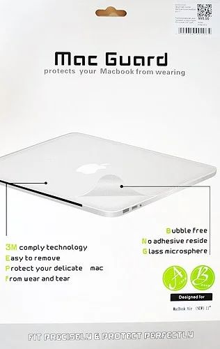 Лот: 3350607. Фото: 1. Защитная пленка MacGuard для MacBook... Защитные экраны, плёнки