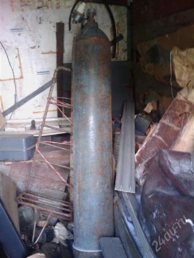 Лот: 2072407. Фото: 1. кислородный баллон. Баллоны, газ в баллонах