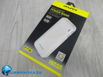 Лот: 14836530. Фото: 1. Внешний аккумулятор 10000 mAh... Внешние, портативные аккумуляторы для смартфонов (Power bank)