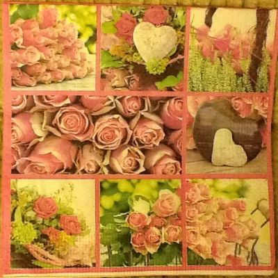 Лот: 8570825. Фото: 1. Салфетка для декупажа Розовые... Декупаж