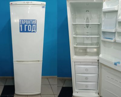 Лот: 22206726. Фото: 1. Холодильник LG GR-389SQF код 544108. Холодильники, морозильные камеры