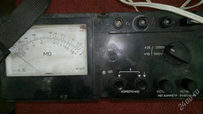 Лот: 942149. Фото: 1. мегаомметр 2500 вольт электронный. Другое (электрооборудование)