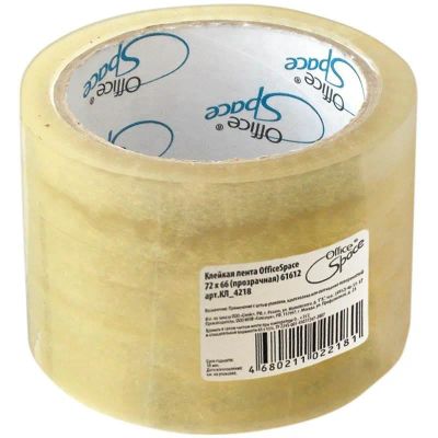 Лот: 20035345. Фото: 1. Скотч 72*56м.*45мкм. прозрачный... Другое (канцелярские и офисные товары)