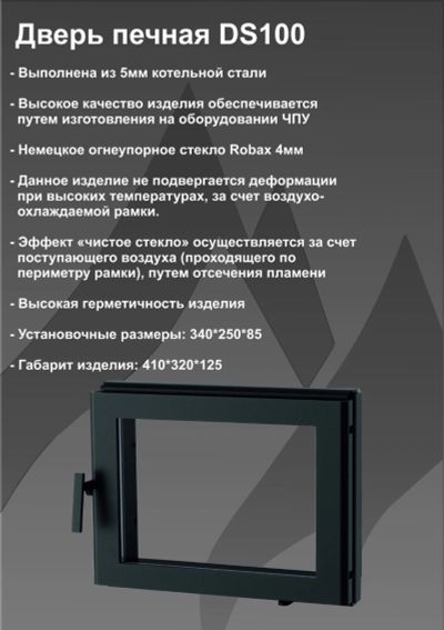 Лот: 12624544. Фото: 1. Дверь каминная, новая, не использовалась. Другое (двери, окна, фурнитура)