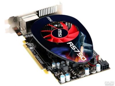 Лот: 12739789. Фото: 1. MSI R5750 1GB GDDR5. Видеокарты