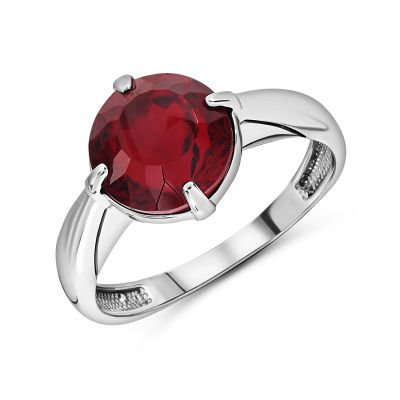 Лот: 23869832. Фото: 1. Серебряное кольцо с ювелирным... Кольца, перстни