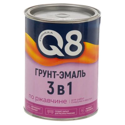 Лот: 25271625. Фото: 1. Грунт-эмаль Formula Q8, по ржавчине... Краски, лаки, растворитель