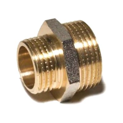 Лот: 24093636. Фото: 1. Бочонок 1/2"х1", латунь, Frap. Фитинги, подводка
