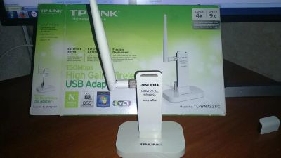 Лот: 6461194. Фото: 1. Беспроводной адаптер TP-LINK TL-WN722NC... WiFi, Bluetooth адаптеры