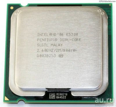 Лот: 8864193. Фото: 1. Intel Pentium E5300 Wolfdale... Процессоры