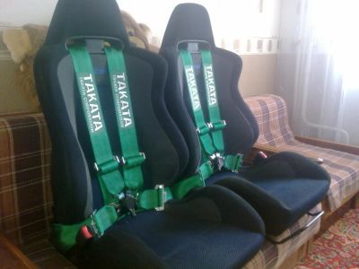 Лот: 4479196. Фото: 1. Recaro + takata. Салон