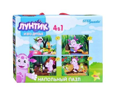 Лот: 11423634. Фото: 1. Напольный пазл-мозаика Лунтик... Пазлы