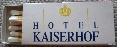 Лот: 9433932. Фото: 1. Спички Hotel Kaiserhof. Другое (коллекционирование, моделизм)