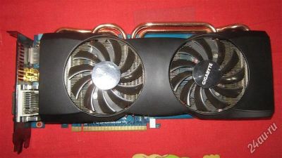 Лот: 2316540. Фото: 1. Gigabyte PCI-E (GV-R587UD-1GD... Видеокарты