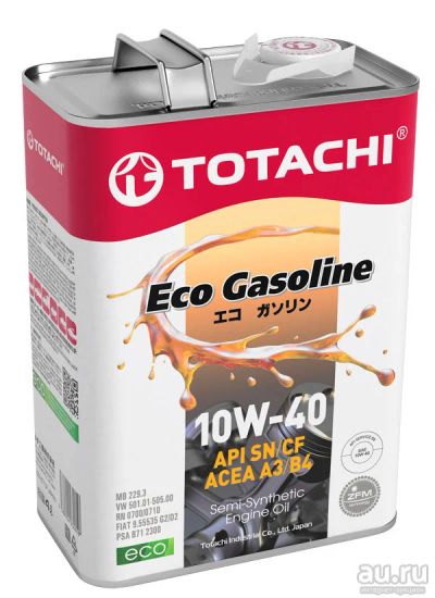 Лот: 16495120. Фото: 1. Масло TOTACHI Eco Gasoline п/с... Масла, жидкости