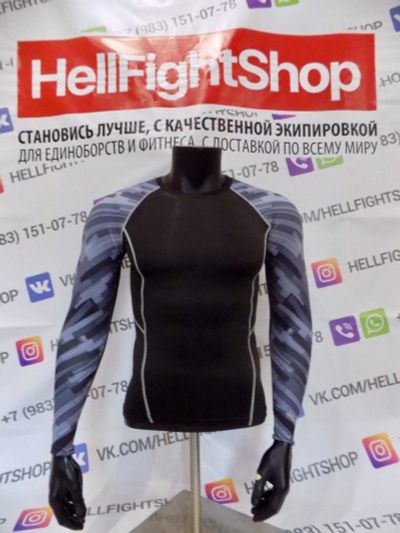 Лот: 10844790. Фото: 1. Рашгард Grey Frost (новый). Одежда для боевых искусств