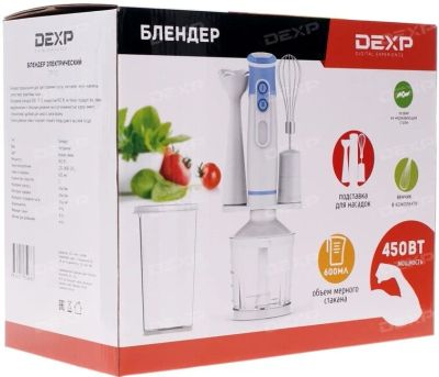 Лот: 10057613. Фото: 1. Блендер DEXP TP-10 белый [450... Кухонная