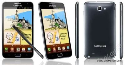 Лот: 2175642. Фото: 1. Samsung Galaxy Note N7000, black... Смартфоны