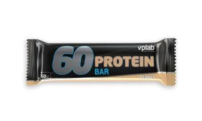 Лот: 8709946. Фото: 1. 60% Protein bar 50 гр.VP Laboratory... Спортивное питание, витамины