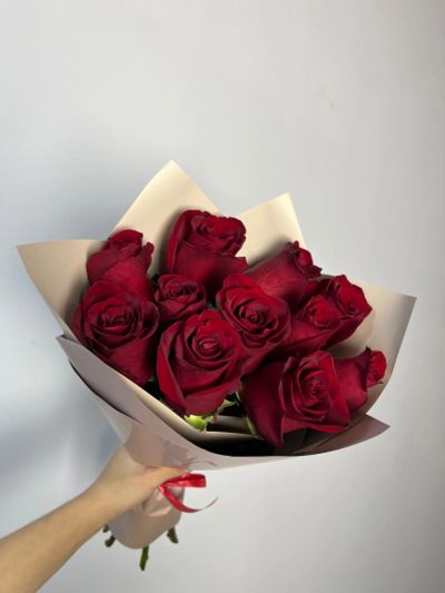 Лот: 24003814. Фото: 1. Классный лот 😍 красные розы... Свежие цветы