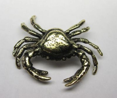 Лот: 3674421. Фото: 1. Фигурка из бронзы, сувенир Краб... Фигурки, статуэтки