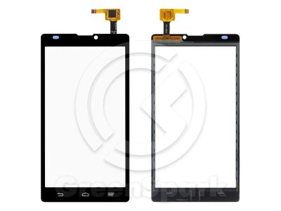 Лот: 16537099. Фото: 1. Тачскрин для ZTE Blade L2 (черный... Дисплеи, дисплейные модули, тачскрины
