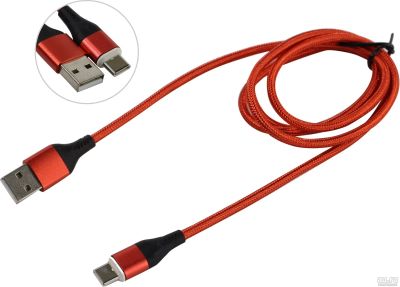 Лот: 17830943. Фото: 1. Кабель USB - Type C A915 1м (красный... Дата-кабели, переходники