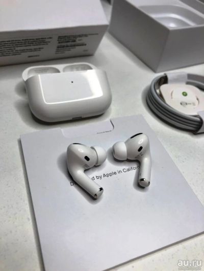 Лот: 16414692. Фото: 1. Наушники AirPods Pro Lux 1 в 1. Наушники, гарнитуры