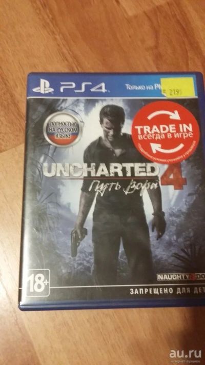 Лот: 13006368. Фото: 1. Uncharted 4: A Thief’s End PS4. Игры для консолей