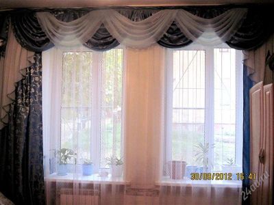 Лот: 2138261. Фото: 1. Шторы с ламбрикеном. Шторы, тюль