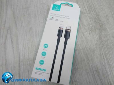 Лот: 17549036. Фото: 1. Кабель Lightning-Type-C (PD) Usams... Дата-кабели, переходники