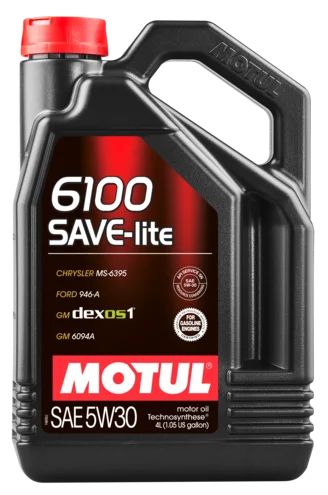 Лот: 21284113. Фото: 1. MOTUL 6100 SAVE-LITE 5W30 4л масло... Масла, жидкости