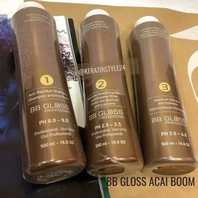Лот: 6899865. Фото: 1. Комплект кератина BB Gloss Acai... Уход за волосами 