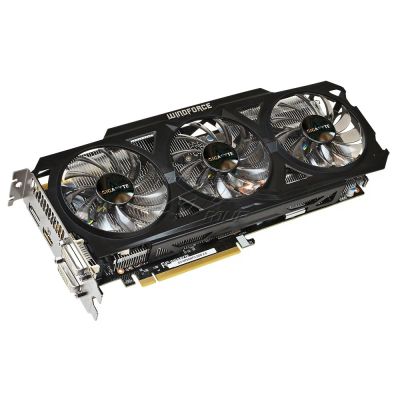 Лот: 9790432. Фото: 1. Видеокарта Gigabyte GTX 760 WF... Видеокарты