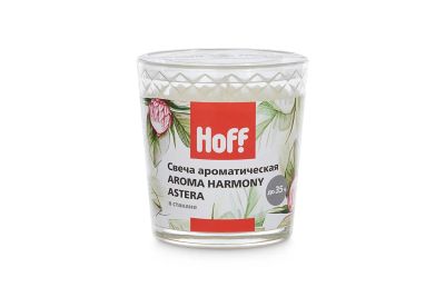 Лот: 23680275. Фото: 1. Свеча в стакане HOFF Aroma Harmony. Свечи