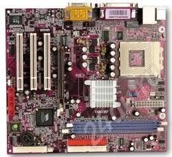 Лот: 694691. Фото: 1. Jetway V4MDMP socket A + atlone2500. Материнские платы