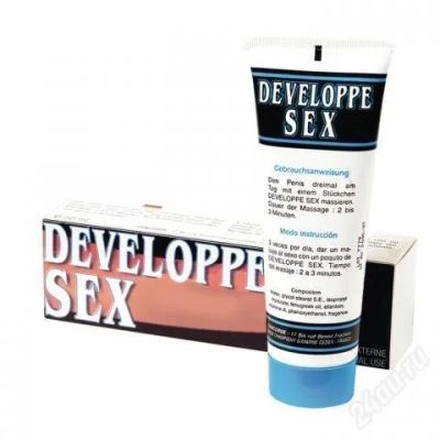 Лот: 2186948. Фото: 1. Крем Developpe sex для увеличения... Интимная косметика, смазки